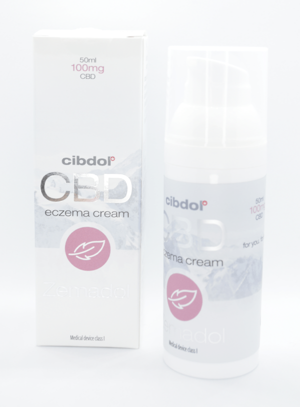 Crème zemadol et Cbd pour eczéma de la marque Cibdol