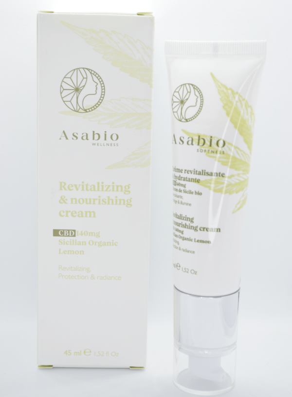 crème revitalisante au Cbd de la marque Asabio