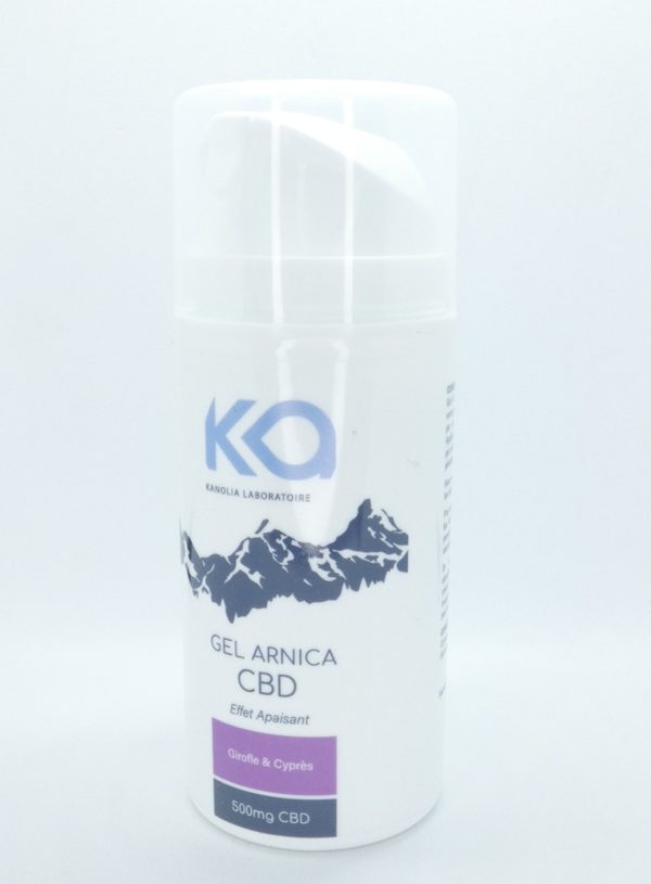 gel arnica et CBD de la marque Kanolia