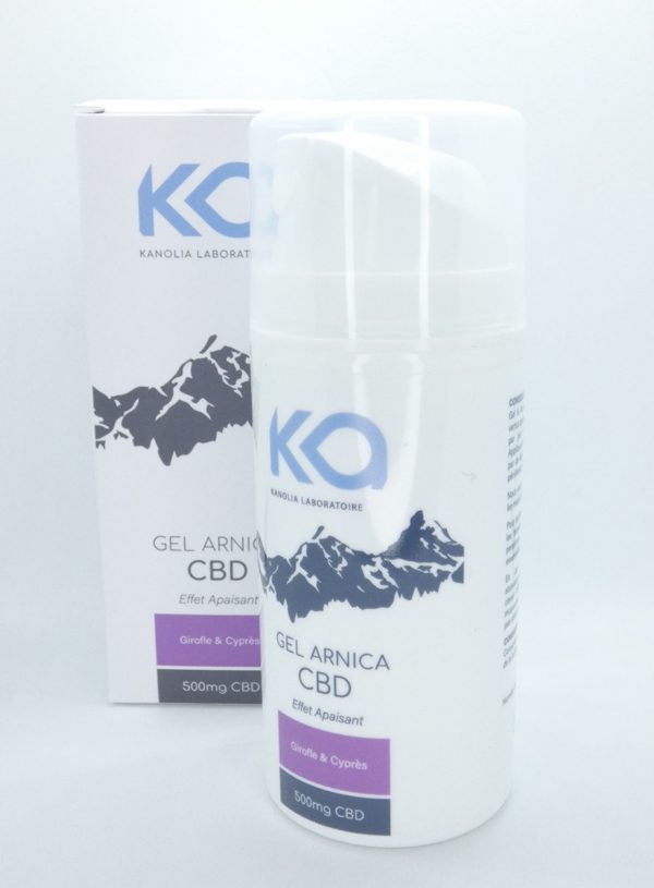 gel arnica et CBD de la marque Kanolia